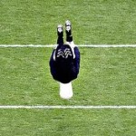 PRE-GAME FLOATING LIONS DRILL & DRUM MAJOR FLIP